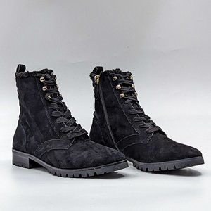 Kate Spade New York Women Reagan Black Suede Dressy Office Boots size 9